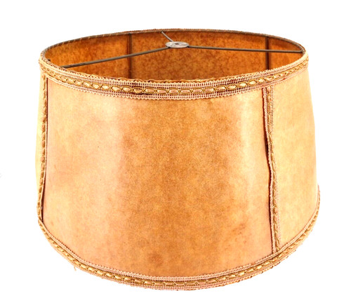 Abat jour vintage peau - jour,