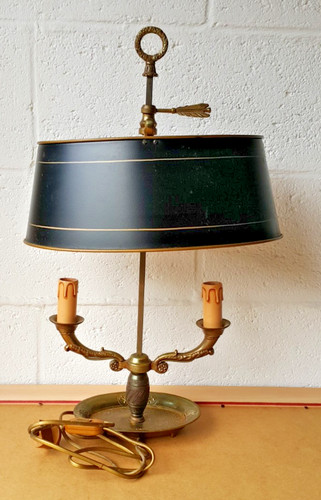 Lampe bouillote bronze - en,