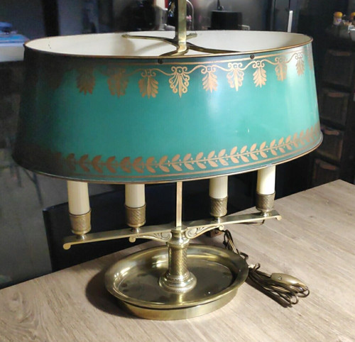 Rare lampe bouillotte - lampe, bronze