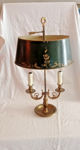 Ancienne lampe bouillote en - ,