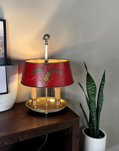 Ancienne lampe bouillote